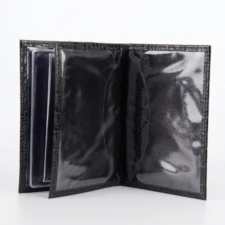 Poshete Обложка для паспорта и автодок (черный)