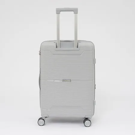 Francesco Molinary Чемодан на 4-х колесах (серебряный)