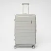 Francesco Molinary Чемодан на 4-х колесах (серебряный)