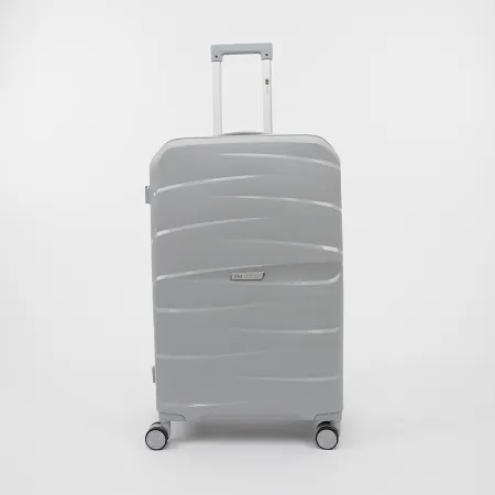 Francesco Molinary Чемодан на 4-х колесах (светло-серый)