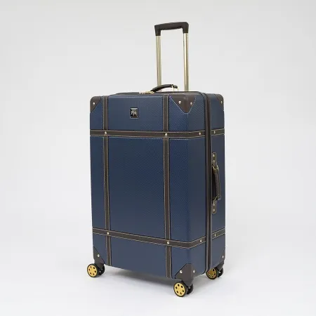 Francesco Molinary Чемодан на 4-х колесах (синий)