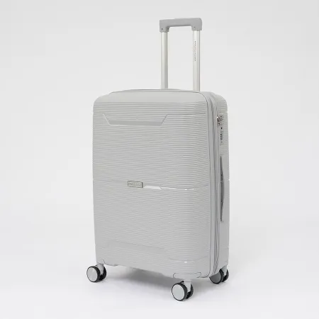 Francesco Molinary Чемодан на 4-х колесах (серебряный)
