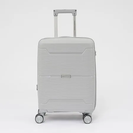 Francesco Molinary Чемодан на 4-х колесах (серебряный)