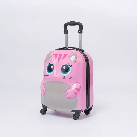 Ecotope Чемодан на 4-х колесах (розовый)