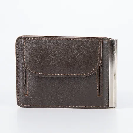 Poshete Зажим для денег (коричневый)