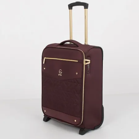 Grott Чемодан на 2-х колесах (бордовый)