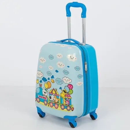 Ecotope Чемодан на 4-х колесах (голубой)