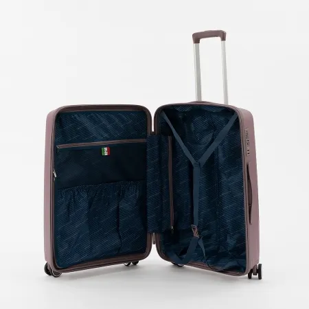 Francesco Molinary Чемодан на 4-х колесах (розовый)