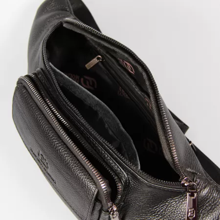 Поясная кожаная сумка Francesco Molinary арт.751356-001