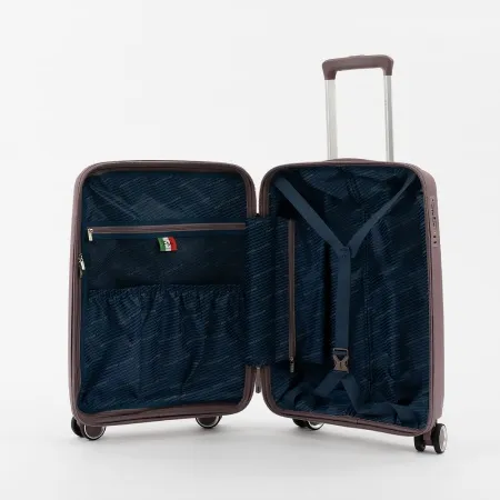 Francesco Molinary Чемодан на 4-х колесах (розовый)