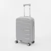 Francesco Molinary Чемодан на 4-х колесах (светло-серый)