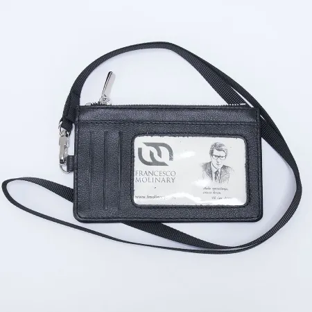 Francesco Molinary Чехол для пропуска (черный)