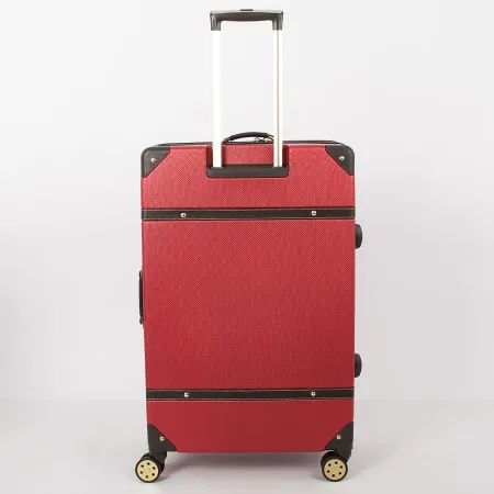 Francesco Molinary Чемодан на 4-х колесах (бордовый)