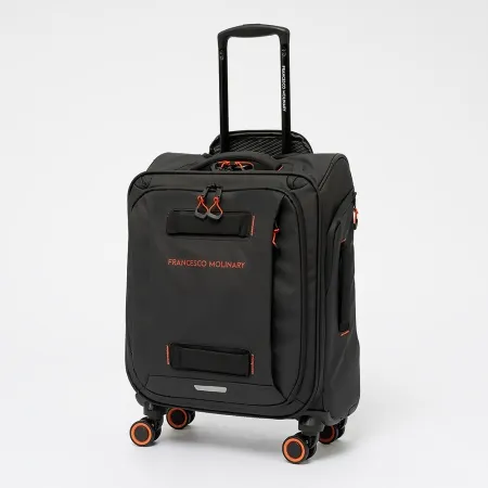 Francesco Molinary Чемодан на 4-х колесах (черный)