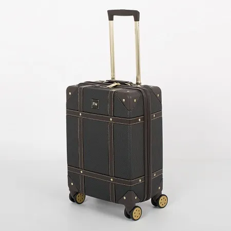 Francesco Molinary Чемодан на 4-х колесах (черный)