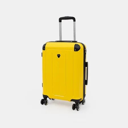 Francesco Molinary Чемодан на 4-х колесах (желтый)
