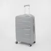 Francesco Molinary Чемодан на 4-х колесах (светло-серый)