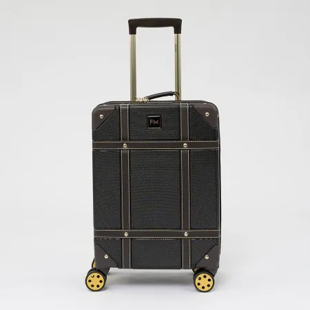 Francesco Molinary Чемодан на 4-х колесах (черный)
