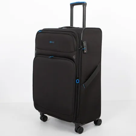 Francesco Molinary Чемодан на 4-х колесах (черный)