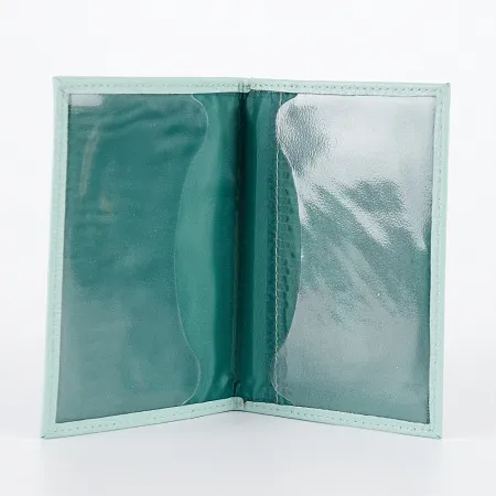 Poshete Обложка для паспорта и автодок (светло-зеленый)