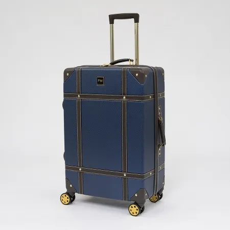Francesco Molinary Чемодан на 4-х колесах (синий)