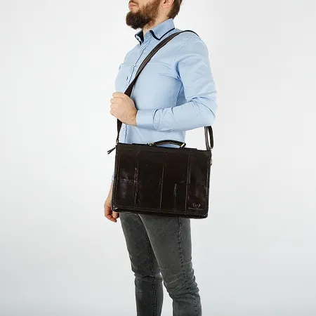 Francesco Molinary Портфель (коричневый)