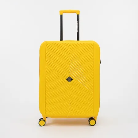 Francesco Molinary Чемодан на 4-х колесах (желтый)