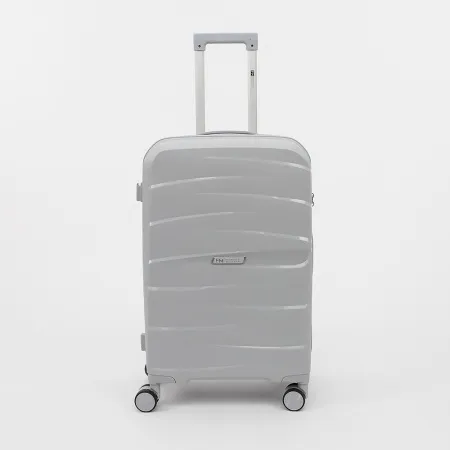 Francesco Molinary Чемодан на 4-х колесах (светло-серый)