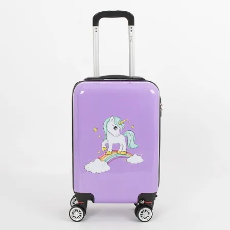Grott Чемодан на 4-х колесах (сиреневый)
