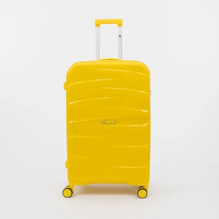 Francesco Molinary Чемодан на 4-х колесах (желтый)