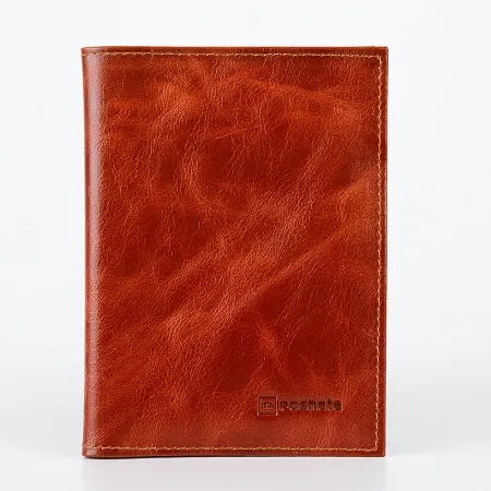 Poshete Обложка для паспорта и автодок (коричневый)