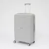 Francesco Molinary Чемодан на 4-х колесах (серебряный)
