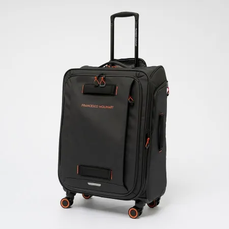 Francesco Molinary Чемодан на 4-х колесах (черный)