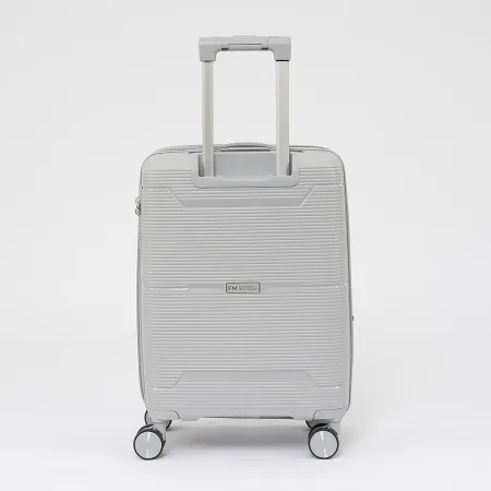 Francesco Molinary Чемодан на 4-х колесах (серебряный)