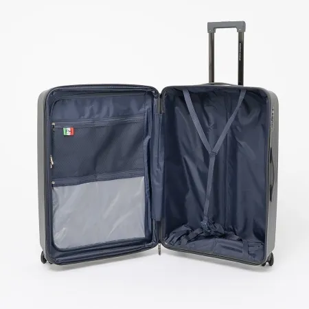 Francesco Molinary Чемодан на 4-х колесах (серый)