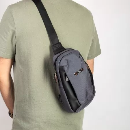 Рюкзак мужской однолямочный Valigetti арт. 3639636