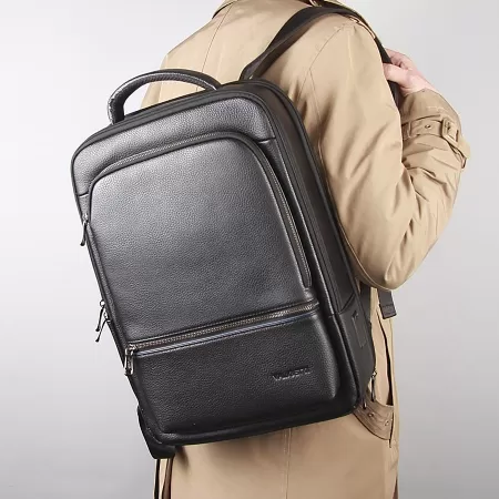 Кожаный рюкзак Valigetti арт. 421709