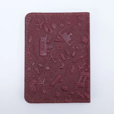Poshete Обложка на паспорт (бордовый)