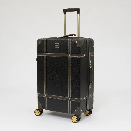 Francesco Molinary Чемодан на 4-х колесах (черный)
