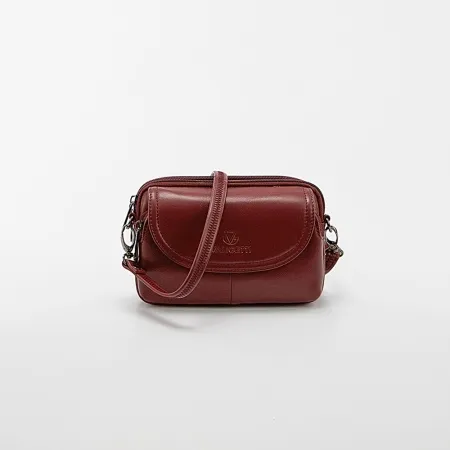 Valigetti Сумка на пояс (бордовый)
