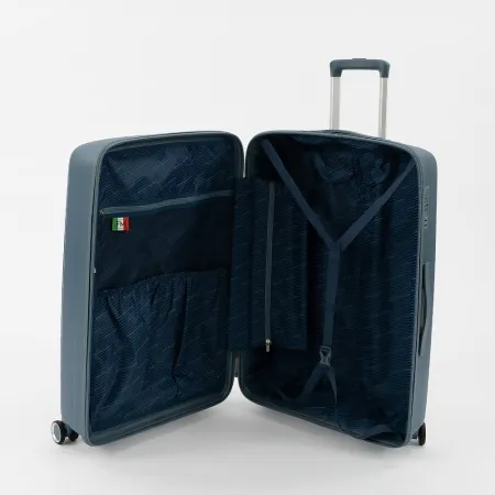 Francesco Molinary Чемодан на 4-х колесах (синий)