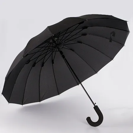 Tri Slona Зонт-трость (черный)