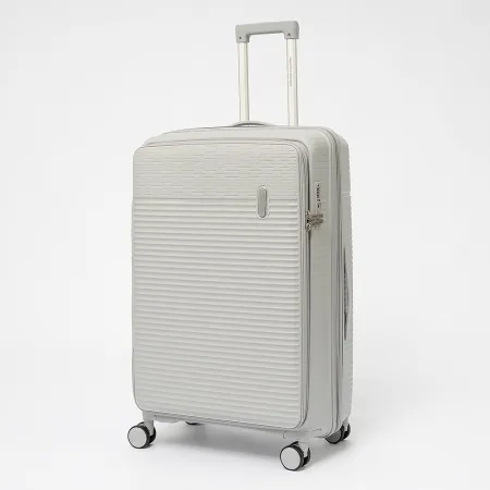 Francesco Molinary Чемодан на 4-х колесах (серебряный)