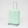 Francesco Molinary Чемодан на 4-х колесах (светло-зеленый)