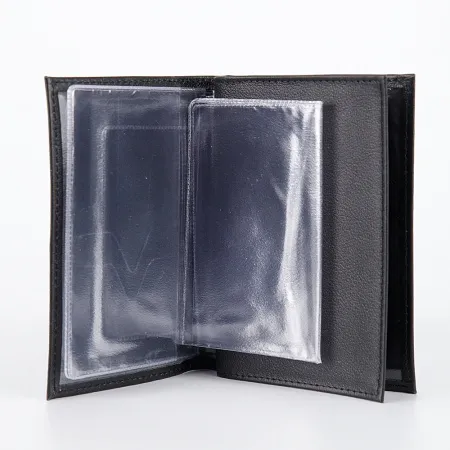 Poshete Обложка для паспорта и автодок (черный)