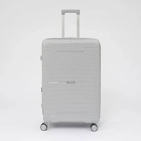 Francesco Molinary Чемодан на 4-х колесах (серебряный)