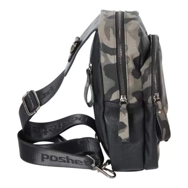 Рюкзак однолямочный мужской Poshete арт. 3637004-ИК