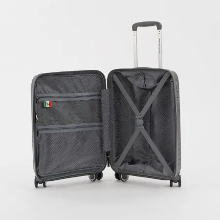 Francesco Molinary Чемодан на 4-х колесах (серый)