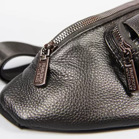 Поясная кожаная сумка Francesco Molinary арт.751356-001