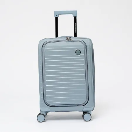 Francesco Molinary Чемодан на 4-х колесах (голубой)